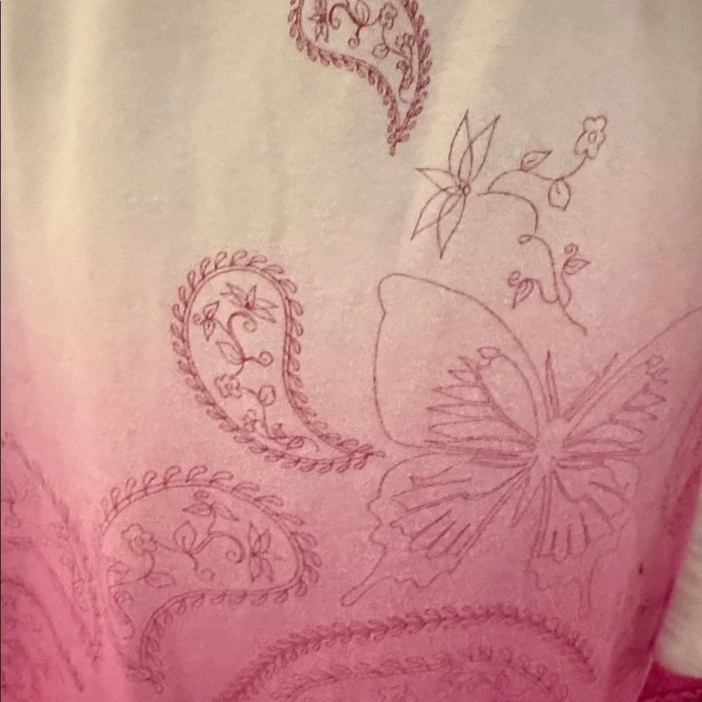 So Wear It Declare It Pink and White Strapless Dress - Picture 6 of 7